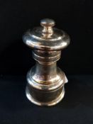 SOLID SILVER PEPPER GRINDER APPROX 160 GRAMS