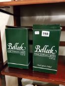 3 PIECES OF BOXED BELLEEK