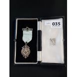 SILVER MASONIC JEWEL