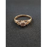 9 CARAT GOLD DIAMOND RING