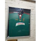 FRAMED SIGNED GLENTORAN F.C IRISH CUP FINAL 2003