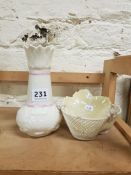 3 PIECES OF BELLEEK