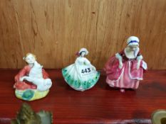 3 ROYAL DOULTON FIGURES