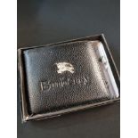 LEATHER BURBERRY WALLET IN ORIGINAL BOX