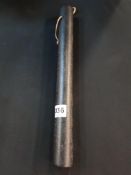 EARLY ANTIQUE BLACK POLICE TRUNCHEON