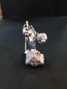 SILVER TREE ON AMETHYST BASE