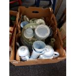 BOX OF WEDGEWOOD ETC