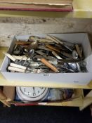 BOX LOT OF CUTLERY