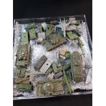 COLLECTION OF LEAD WARGAMING TANKS