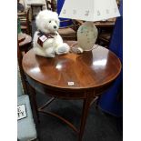 EDWARDIAN INLAID CIRCULAR TABLE