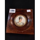 ANTIQUE HAND PAINTED MINIATURE SIGNED