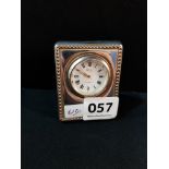 SILVER MINIATURE CLOCK