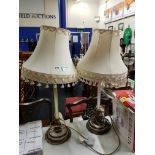 PAIR OF TABLE LAMPS