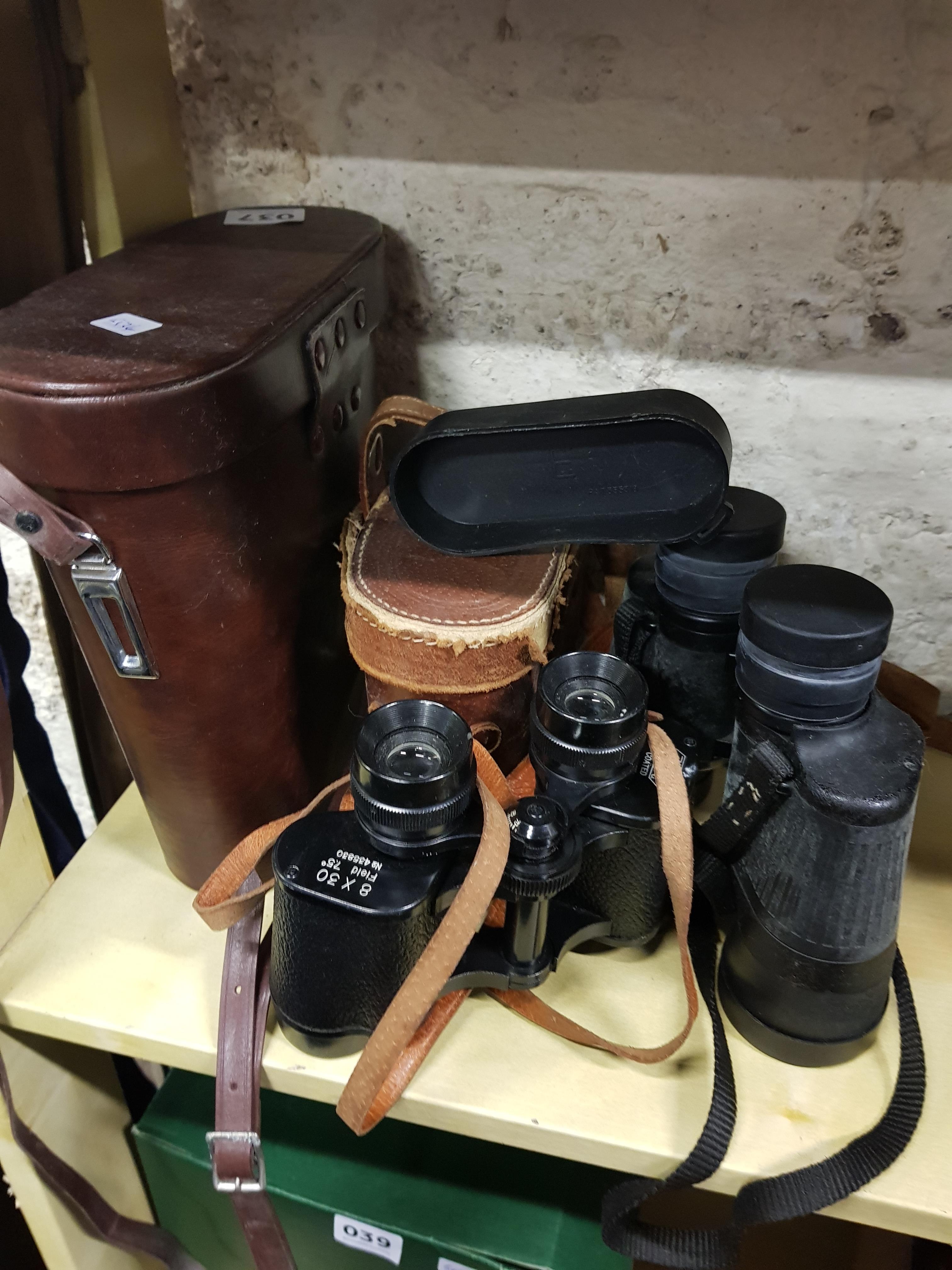 2 PAIRS OF BINOCULARS