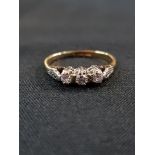 18CT 3 STONE DIAMOND RING