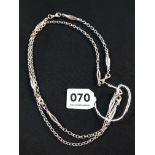 SILVER NECKLACE 28G