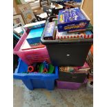 LARGE QTY OF CHILDRENS TOYS, GAMES & BOOKS