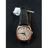 GENTS 9CT GOLD TUDOR ROYAL WATCH - WORKING