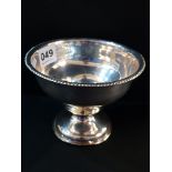 IRISH SILVER BOWL - DUBLIN 1909 CIRCA 118G