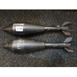 2 X 70MM PRACTICE MORTAR ROUNDS