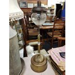 ANTIQUE BRASS LONG NECK TILLY LAMP