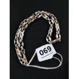 SILVER NECKLACE 36G