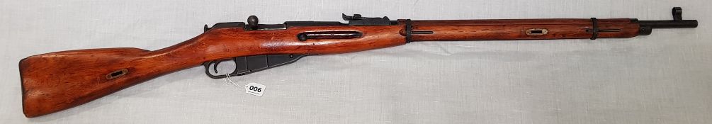 RUSSIAN USSR WW2 MOSIN NAGANT BOLT ACTION RIFLE DATED 1943 #06180