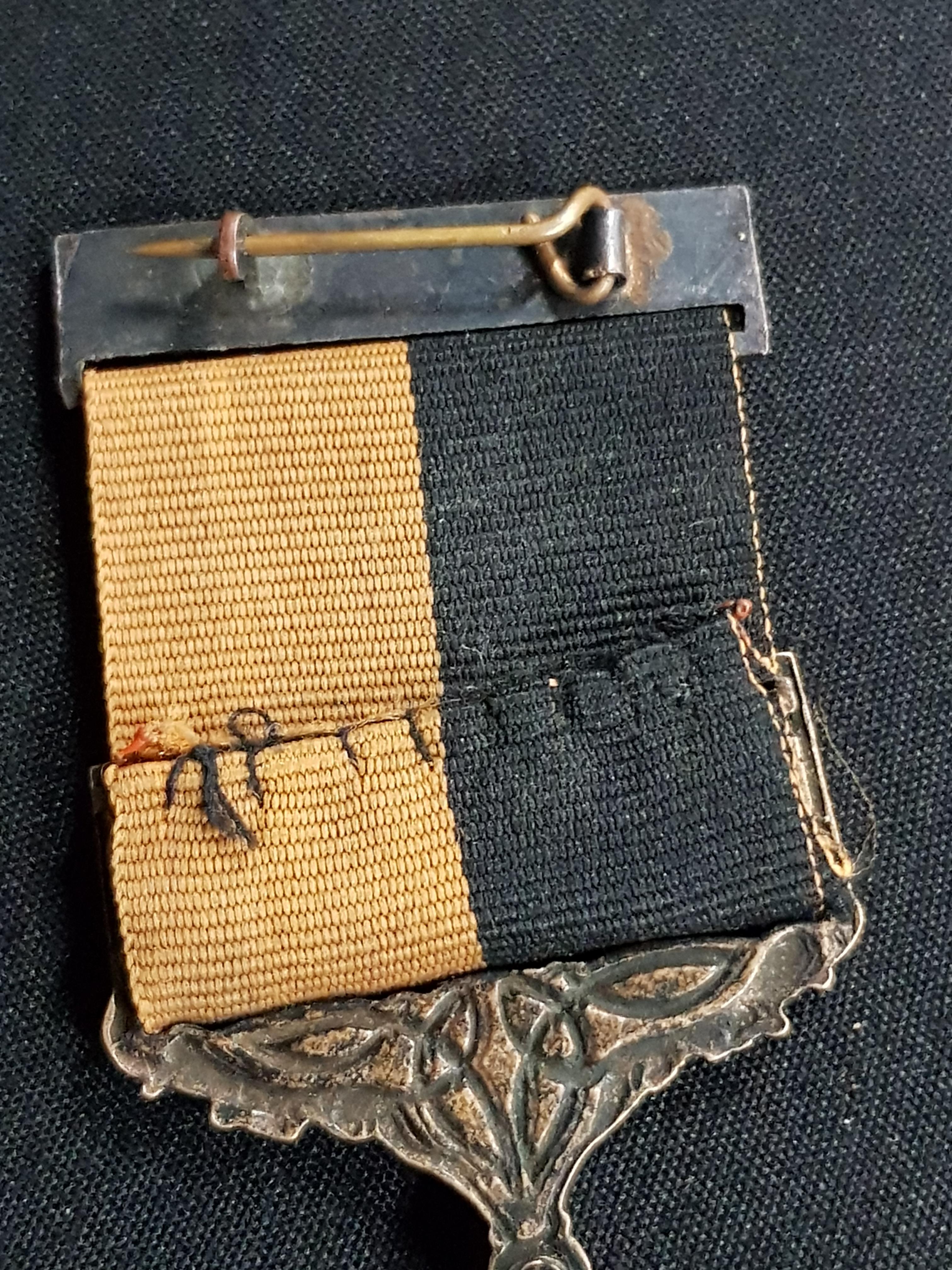 SET OF 3 MEDALS BELONGING TO H.G MCDONALD ACCOMPANIED BY THE LEATHER POUCH THEY ARRIVED IN AND A - Image 4 of 5