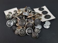LARGE QUANTITY OF QC ROYAL ULSTER CONSTABULARY BUTTONS