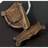 A RARE ORIGINAL NATIONAL VOLUNTEERS CAP BADGE - IRISH CIRCA 1913