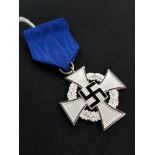 THIRD REICH 25 YEAR CASED SERVICE CROSS - MINT CONDITION