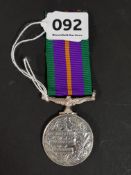 ACCUMULTAED SERVICE MEDAL NAME HAS BEEN RUBBED OUT