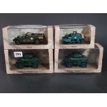 4 UNOPENED ATLAS EDITIONS COLLECTIONS WW2 MODEL VEHICLES