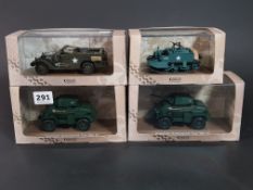 4 UNOPENED ATLAS EDITIONS COLLECTIONS WW2 MODEL VEHICLES