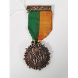ORIGINAL 1916 EASTER RISING MEDAL STAMPED TO BACK UVF 36TH SOMME