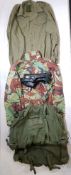 BRITISH ARMY BROWNING HIGH POWER SHOULDER HOLSTER, 2 X 58 PATTERN BACKPACKS, TROPICAL DPM SHIRT,