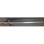 FRENCH GRAS BAYONET 1876