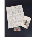 WW2 GERMAN PRISONERS OF WAR POW EPHEMERA