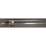 FRENCH GRAS BAYONET- 1875