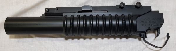 FULL METAL REPLICA AMERICAN M203 GRENADE LAUNCHER ATTACHMENT FOR M6/M4 ASSAULT RIFLES