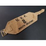 ORIGINAL UVF NO.2 SOUTH BELFAST ARMBAND