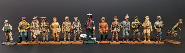 15 HAND PAINTED DEL PRADO COLLECTION MILITARY FIGURES