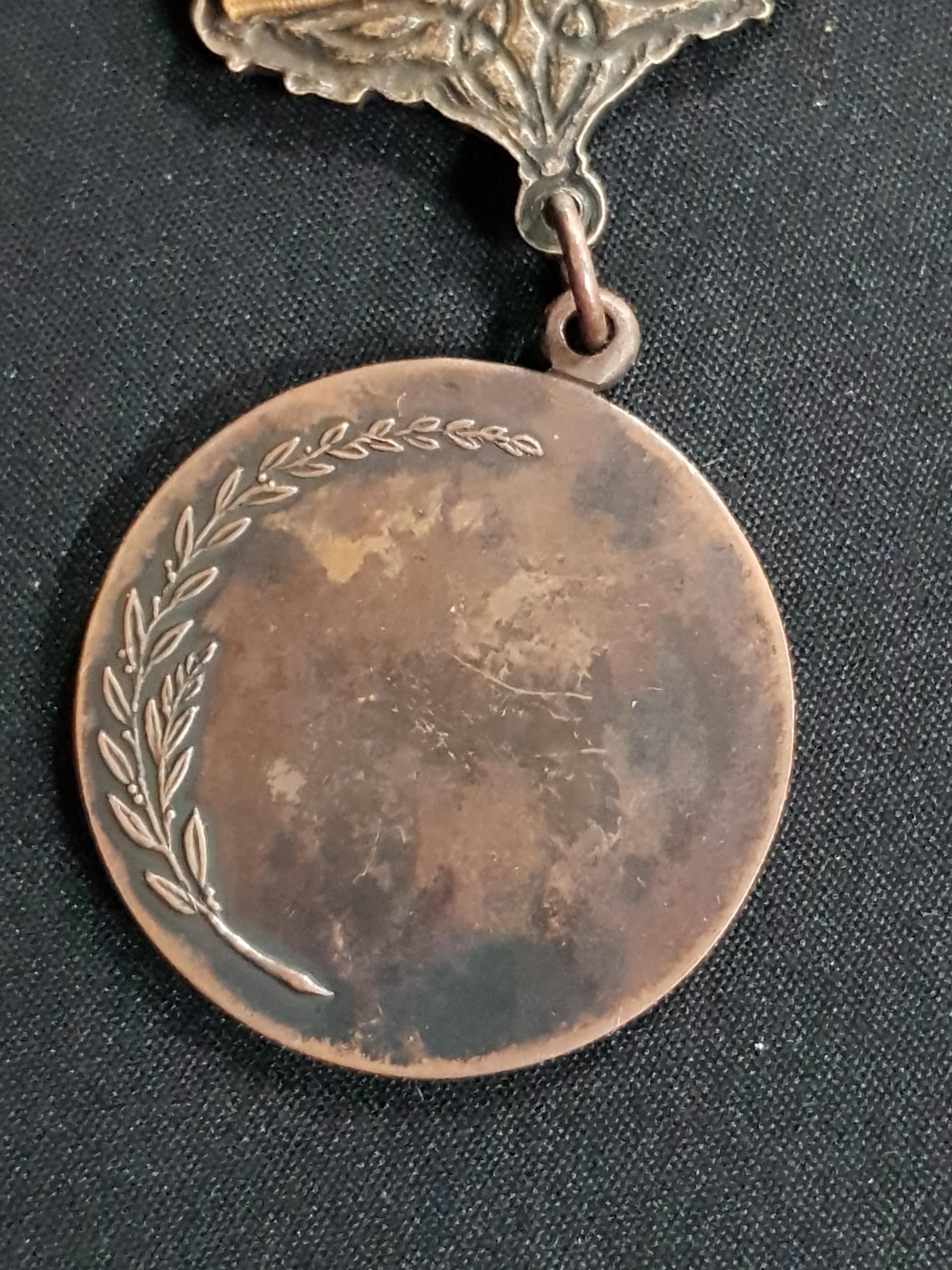 SET OF 3 MEDALS BELONGING TO H.G MCDONALD ACCOMPANIED BY THE LEATHER POUCH THEY ARRIVED IN AND A - Image 5 of 5