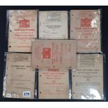 WW2 BRITISH ARMY TRAINING PAMPHLET NO.7, NO.40, NO.18, NO.11, NO.13 AND ONE OTHER