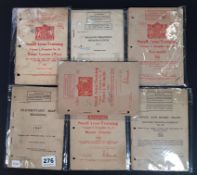 WW2 BRITISH ARMY TRAINING PAMPHLET NO.7, NO.40, NO.18, NO.11, NO.13 AND ONE OTHER