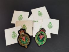 2 ROYAL ULSTER CONSTABULARY PATCHES AND RUC PLACE SETTING CARDS
