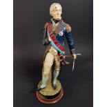 LARGE METAL FIGURE OF HORATIO NELSON