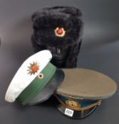 2 RUSSIAN HATS & 1 OTHER