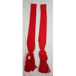 2 BRITISH MILITARY CEREMONIAL SASHES