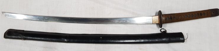KAI GUNTO - WW2 JAPANESE NAVAL SWORD - ANCHOR MARKS SIGNED